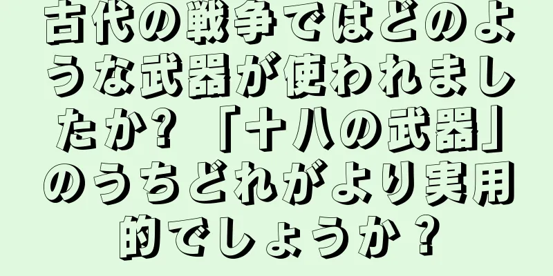 古代の戦争ではどのような武器が使われましたか? 「十八の武器」のうちどれがより実用的でしょうか？