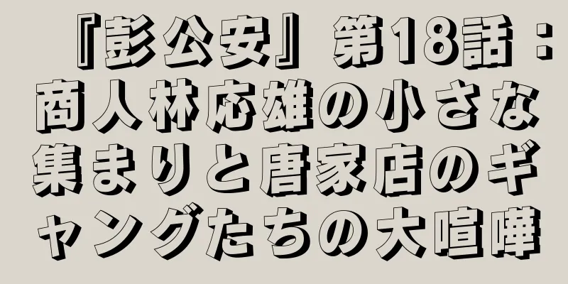 『彭公安』第18話：商人林応雄の小さな集まりと唐家店のギャングたちの大喧嘩