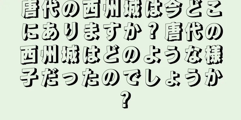 唐代の西州城は今どこにありますか？唐代の西州城はどのような様子だったのでしょうか？