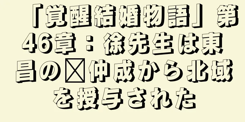 「覚醒結婚物語」第46章：徐先生は東昌の邢仲成から北域を授与された