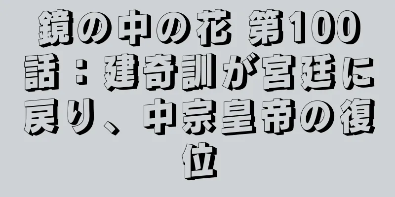 鏡の中の花 第100話：建奇訓が宮廷に戻り、中宗皇帝の復位