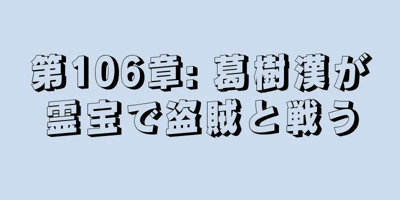 第106章: 葛樹漢が霊宝で盗賊と戦う