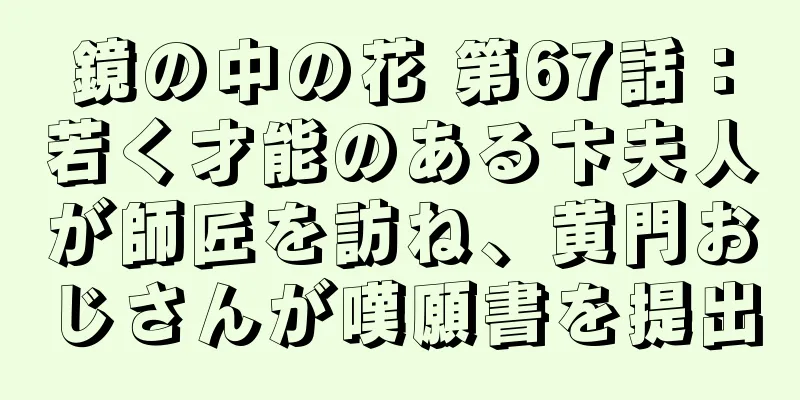 鏡の中の花 第67話：若く才能のある卞夫人が師匠を訪ね、黄門おじさんが嘆願書を提出