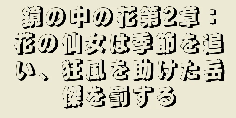 鏡の中の花第2章：花の仙女は季節を追い、狂風を助けた岳傑を罰する