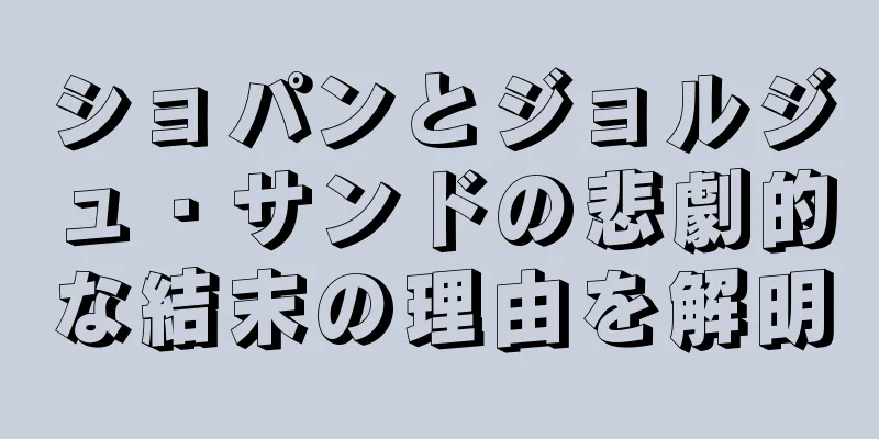 ショパンとジョルジュ・サンドの悲劇的な結末の理由を解明
