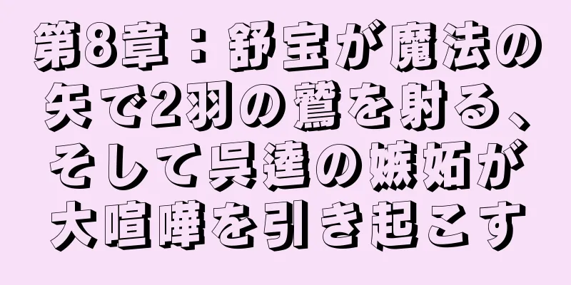 第8章：舒宝が魔法の矢で2羽の鷲を射る、そして呉逵の嫉妬が大喧嘩を引き起こす