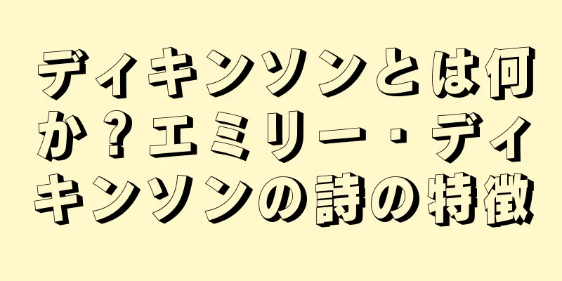 ディキンソンとは何か？エミリー・ディキンソンの詩の特徴