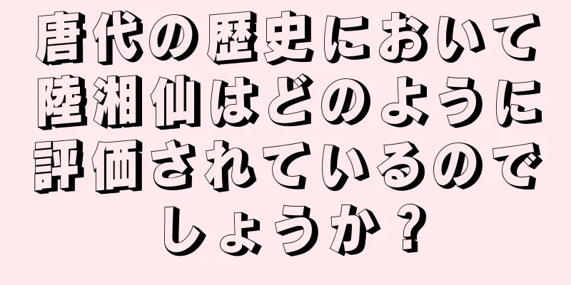 唐代の歴史において陸湘仙はどのように評価されているのでしょうか？