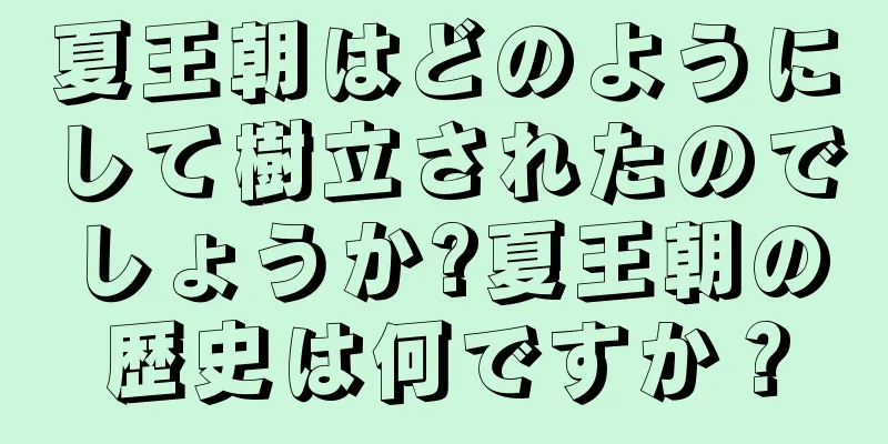 夏王朝はどのようにして樹立されたのでしょうか?夏王朝の歴史は何ですか？