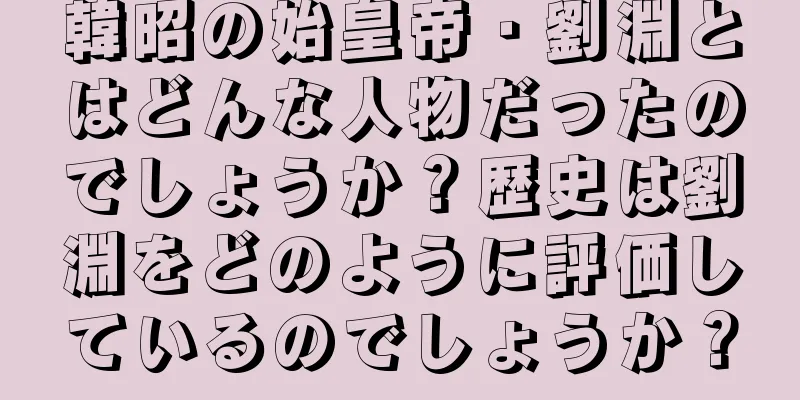 韓昭の始皇帝・劉淵とはどんな人物だったのでしょうか？歴史は劉淵をどのように評価しているのでしょうか？