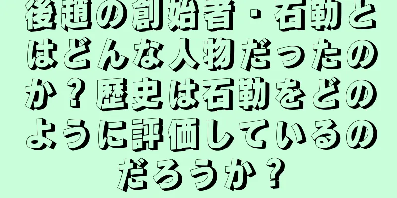 後趙の創始者・石勒とはどんな人物だったのか？歴史は石勒をどのように評価しているのだろうか？
