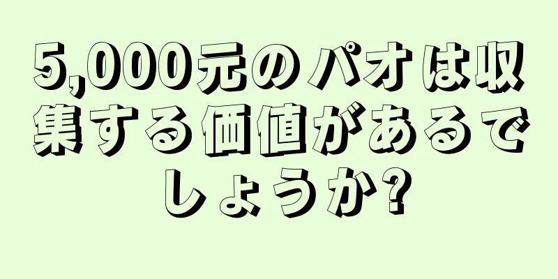 5,000元のパオは収集する価値があるでしょうか?