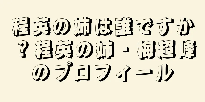 程英の姉は誰ですか？程英の姉・梅超峰のプロフィール