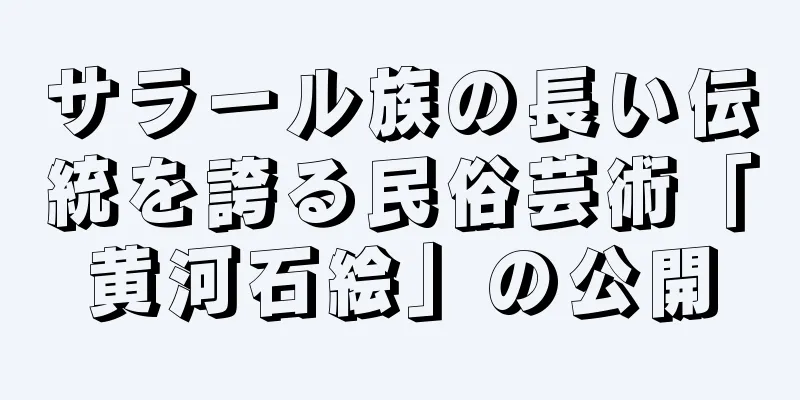 サラール族の長い伝統を誇る民俗芸術「黄河石絵」の公開