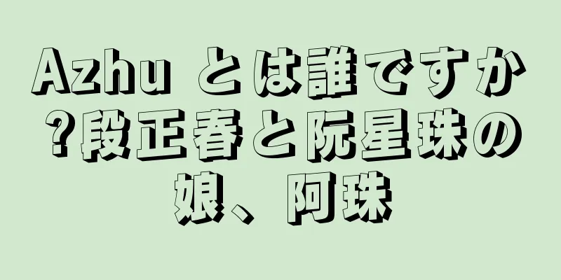 Azhu とは誰ですか?段正春と阮星珠の娘、阿珠