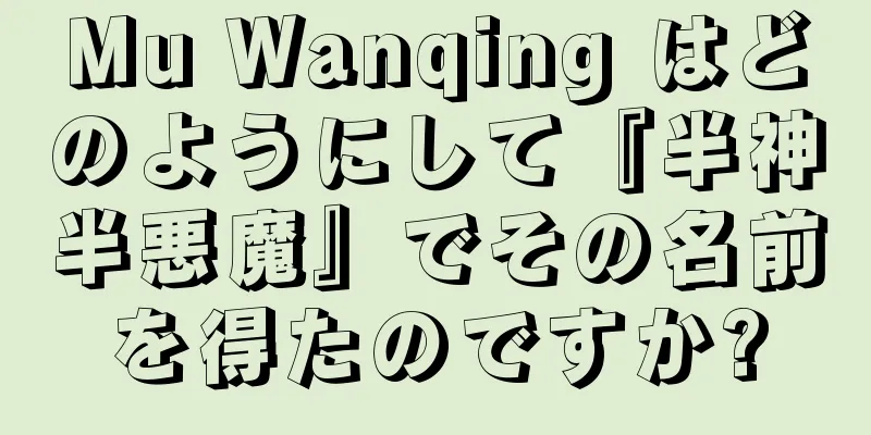 Mu Wanqing はどのようにして『半神半悪魔』でその名前を得たのですか?