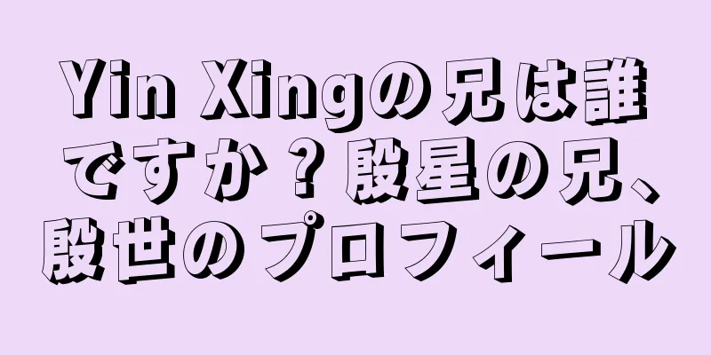 Yin Xingの兄は誰ですか？殷星の兄、殷世のプロフィール
