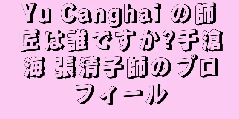 Yu Canghai の師匠は誰ですか?于滄海 張清子師のプロフィール