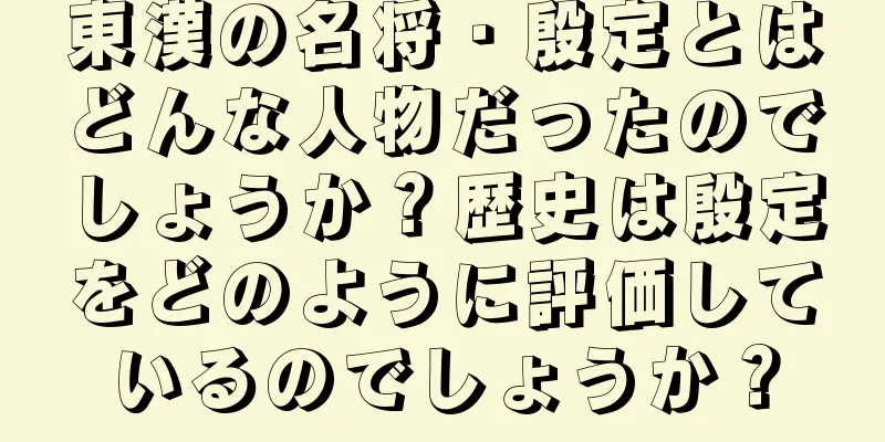 東漢の名将・殷定とはどんな人物だったのでしょうか？歴史は殷定をどのように評価しているのでしょうか？