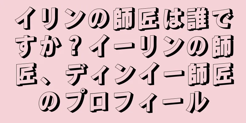 イリンの師匠は誰ですか？イーリンの師匠、ディンイー師匠のプロフィール