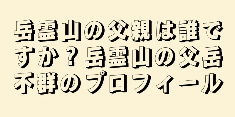 岳霊山の父親は誰ですか？岳霊山の父岳不群のプロフィール