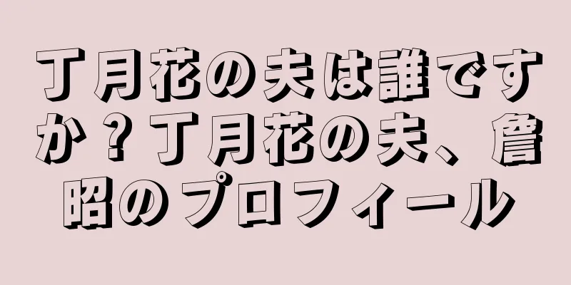 丁月花の夫は誰ですか？丁月花の夫、詹昭のプロフィール