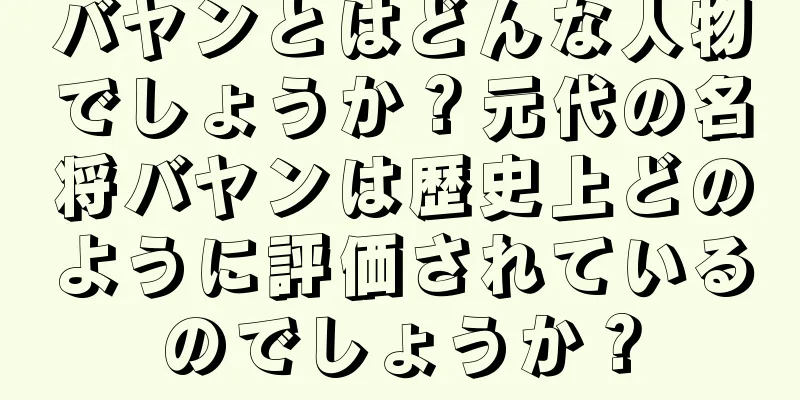 バヤンとはどんな人物でしょうか？元代の名将バヤンは歴史上どのように評価されているのでしょうか？
