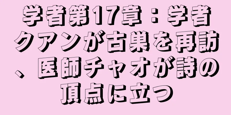 学者第17章：学者クアンが古巣を再訪、医師チャオが詩の頂点に立つ