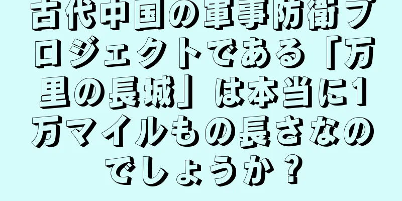 古代中国の軍事防衛プロジェクトである「万里の長城」は本当に1万マイルもの長さなのでしょうか？