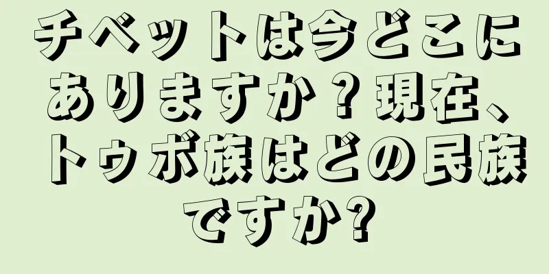 チベットは今どこにありますか？現在、トゥボ族はどの民族ですか?