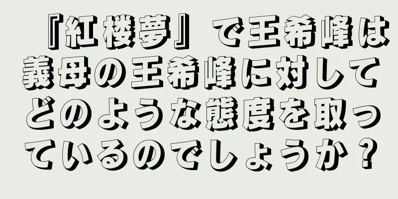 『紅楼夢』で王希峰は義母の王希峰に対してどのような態度を取っているのでしょうか？