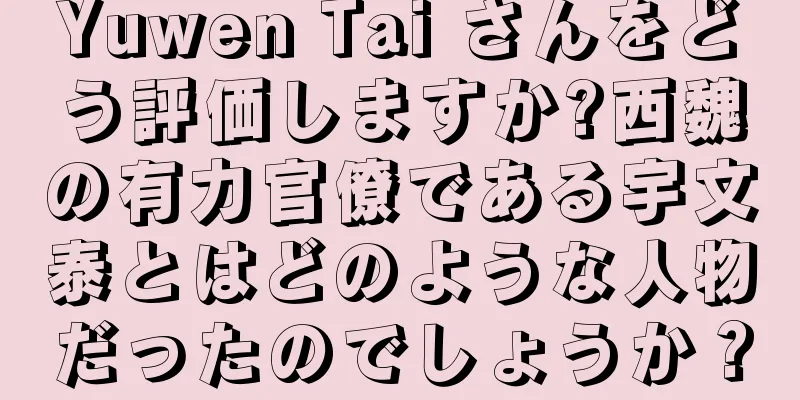Yuwen Tai さんをどう評価しますか?西魏の有力官僚である宇文泰とはどのような人物だったのでしょうか？