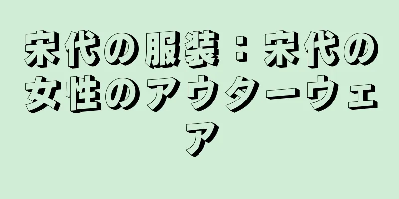 宋代の服装：宋代の女性のアウターウェア