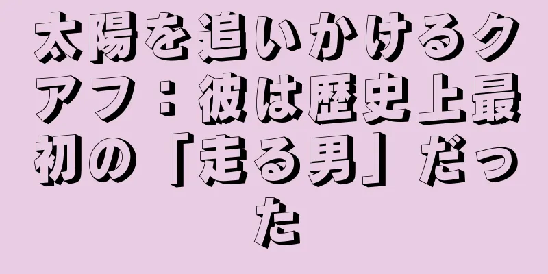 太陽を追いかけるクアフ：彼は歴史上最初の「走る男」だった