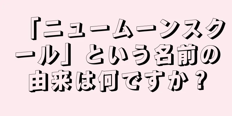 「ニュームーンスクール」という名前の由来は何ですか？