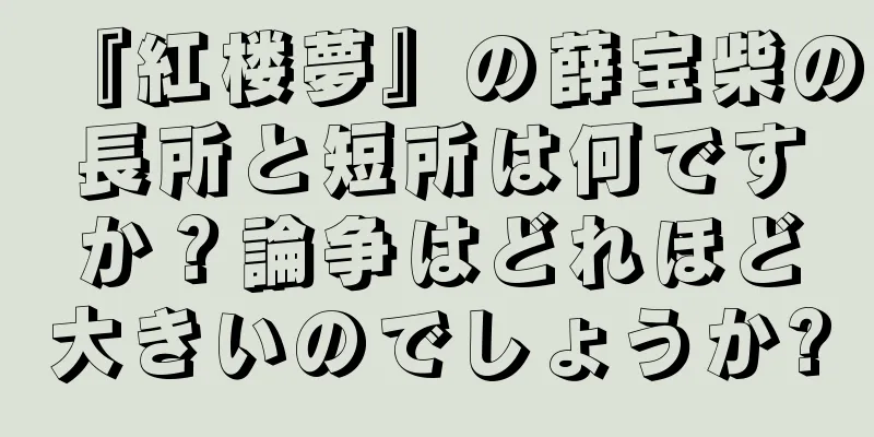 『紅楼夢』の薛宝柴の長所と短所は何ですか？論争はどれほど大きいのでしょうか?