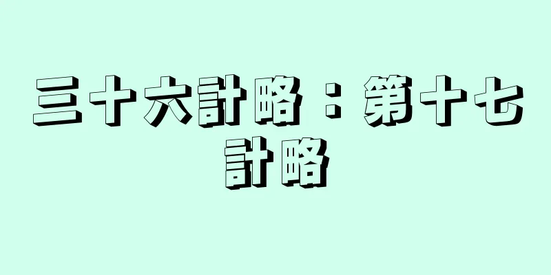 三十六計略：第十七計略
