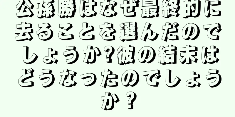 公孫勝はなぜ最終的に去ることを選んだのでしょうか?彼の結末はどうなったのでしょうか？