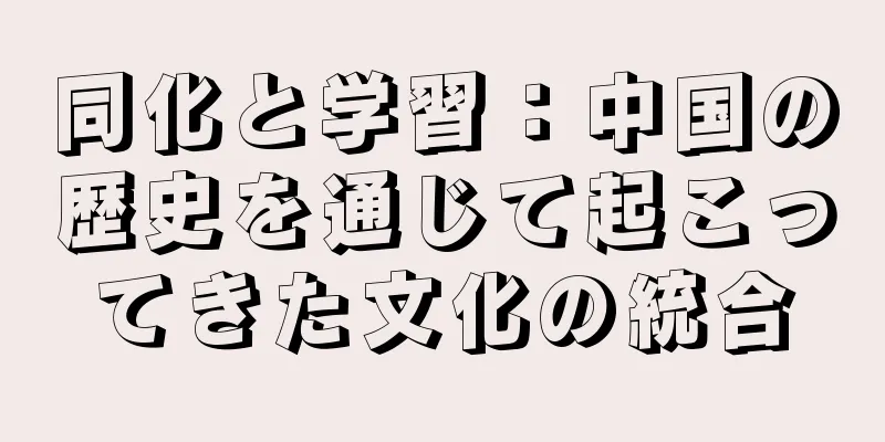 同化と学習：中国の歴史を通じて起こってきた文化の統合