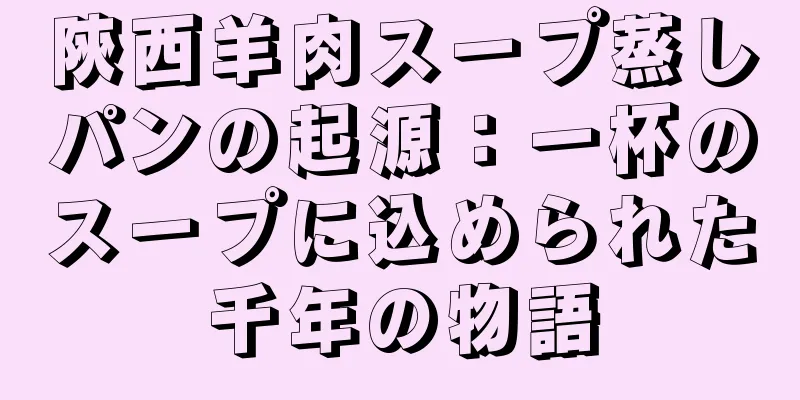 陝西羊肉スープ蒸しパンの起源：一杯のスープに込められた千年の物語
