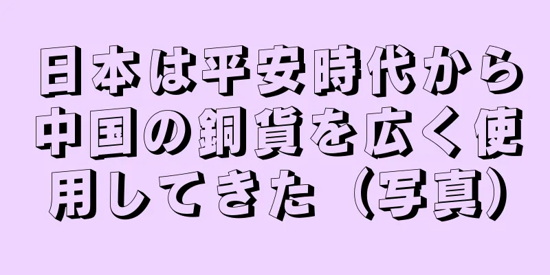 日本は平安時代から中国の銅貨を広く使用してきた（写真）