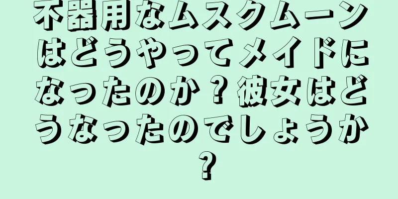 不器用なムスクムーンはどうやってメイドになったのか？彼女はどうなったのでしょうか？