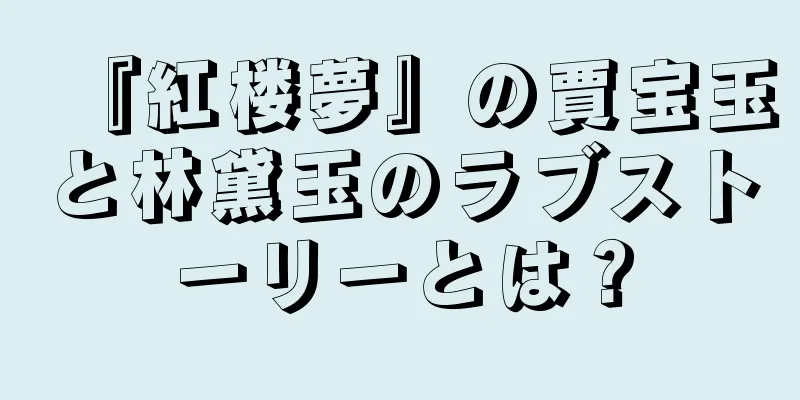 『紅楼夢』の賈宝玉と林黛玉のラブストーリーとは？