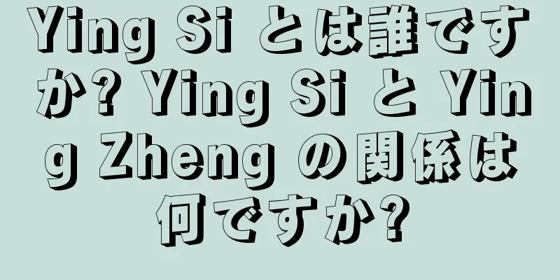 Ying Si とは誰ですか? Ying Si と Ying Zheng の関係は何ですか?