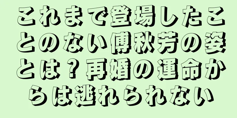 これまで登場したことのない傅秋芳の姿とは？再婚の運命からは逃れられない