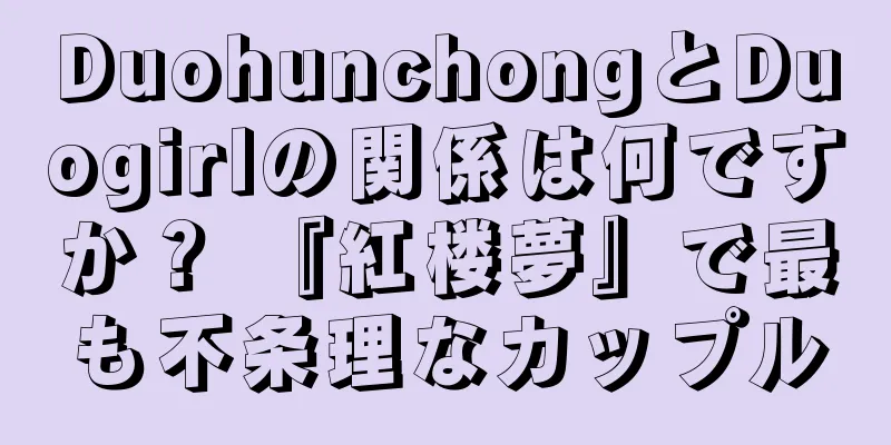 DuohunchongとDuogirlの関係は何ですか？ 『紅楼夢』で最も不条理なカップル