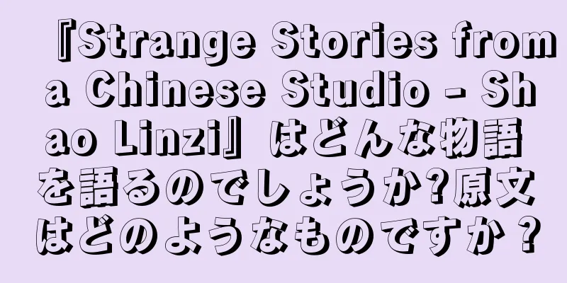 『Strange Stories from a Chinese Studio - Shao Linzi』はどんな物語を語るのでしょうか?原文はどのようなものですか？