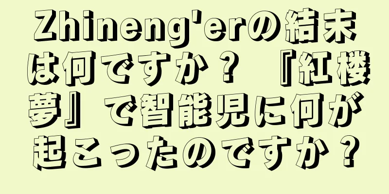 Zhineng'erの結末は何ですか？ 『紅楼夢』で智能児に何が起こったのですか？