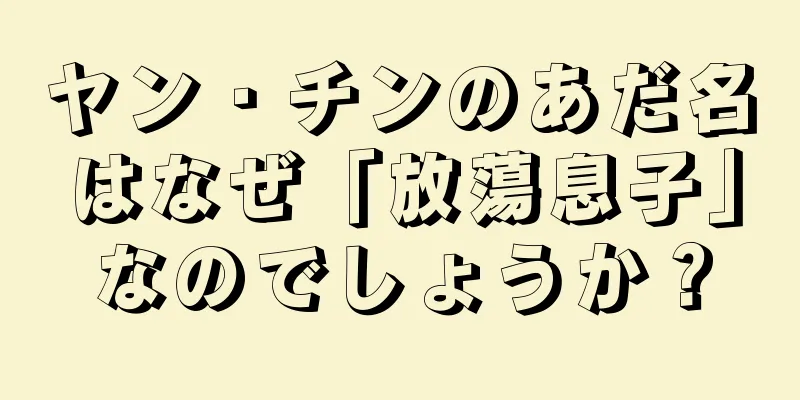 ヤン・チンのあだ名はなぜ「放蕩息子」なのでしょうか？
