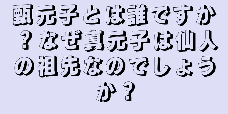 甄元子とは誰ですか？なぜ真元子は仙人の祖先なのでしょうか？